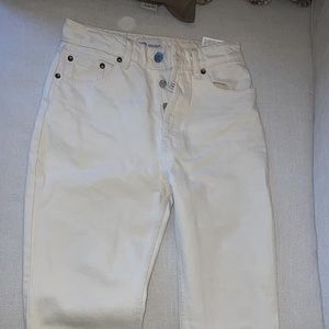 Zara off white jeans